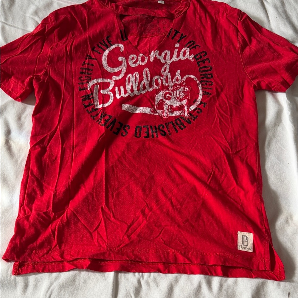 Blue 84 Red Georgia Bulldogs Tee